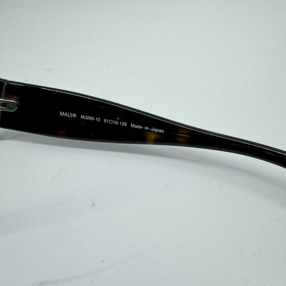 Maui Jim Nalani Sunglasses Dark Tortoise‎ Frames MJ 295-10 61-16-126 H10983 main image 6